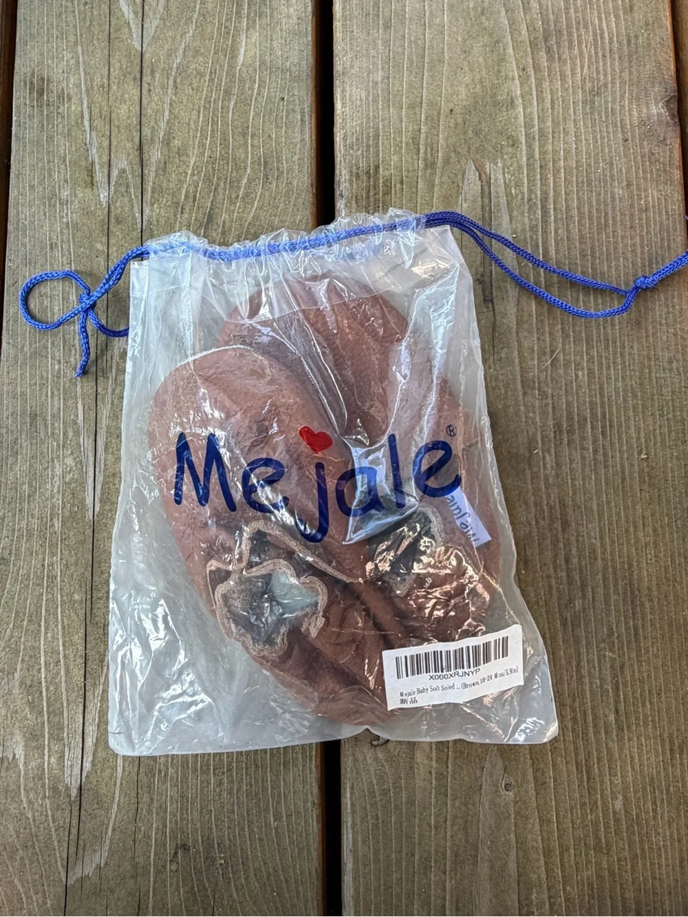 Mejale Toddler Moccasin Slip-On Soft Sole Genuine Leather Barefoot Shoes